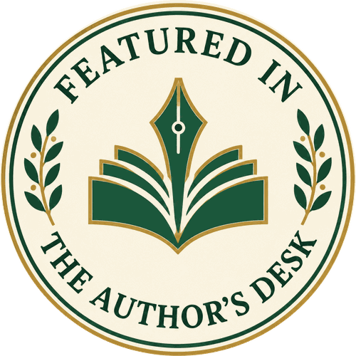 Featured in The Author's Desk badge