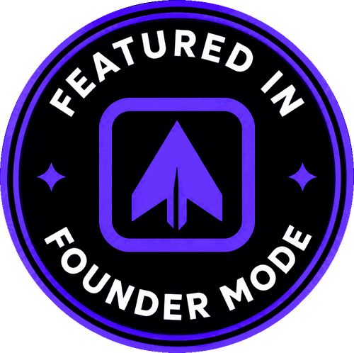 Featured in Founder Mode badge