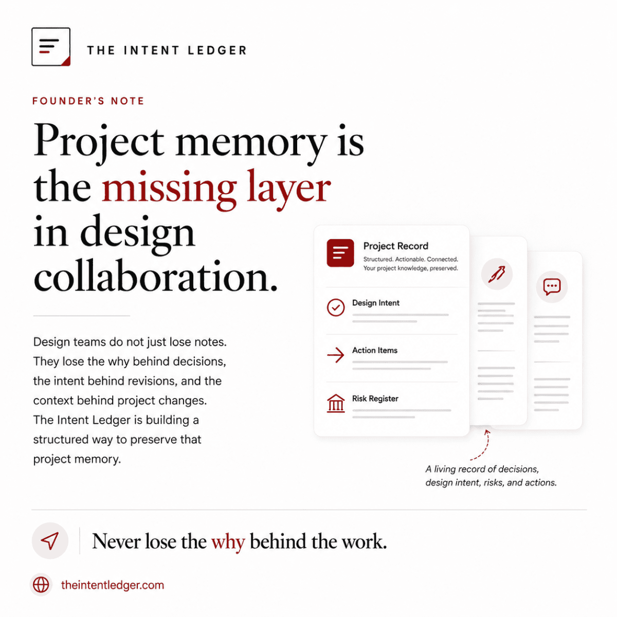 The Intent Ledger